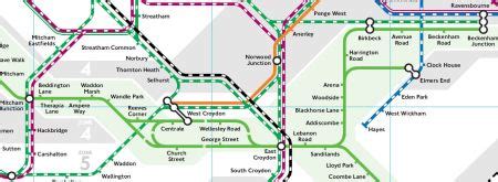 The London Tramlink Is Now Shown Properly On The Tube And Rail Map ...