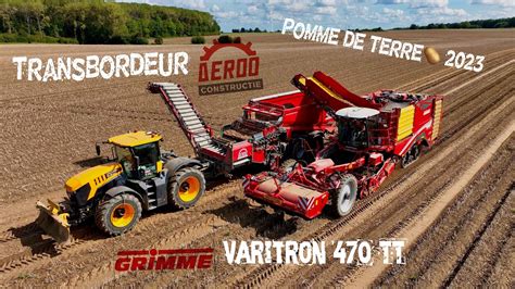 Pomme De Terre Transbordeur Benne Deroo Constructie Grimme