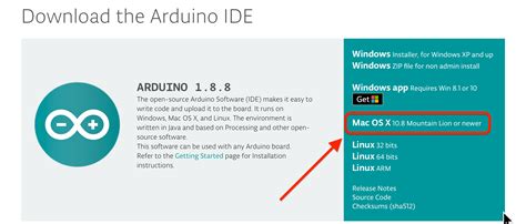 Installing the Arduino IDE – macOS — OpenEnergyMonitor 0.0.1 documentation