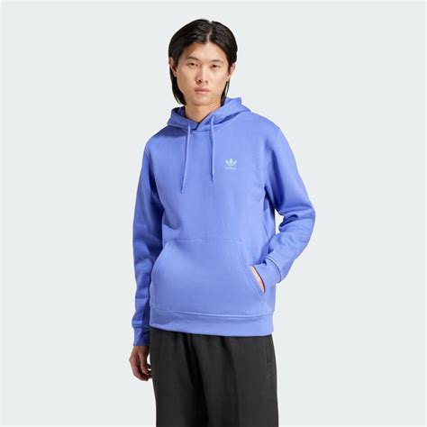 Adidas Trefoil Essentials Hoodie Blue Adidas Uk