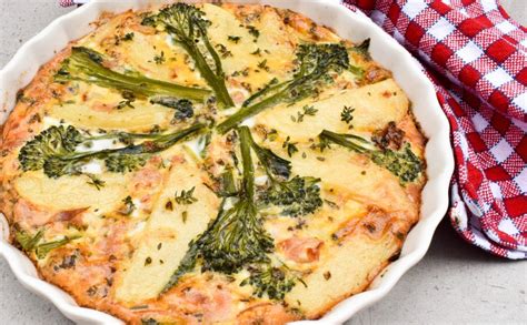 Baked Frittata With Potatoes And Broccolini Italian Spoon