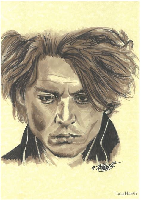 Johnny Depp Ichabod Crane By Tony Heath Redbubble