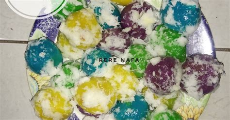 Resep Klepon Warna Warni Isi Gula Merah Oleh R E R E N A F A Cookpad