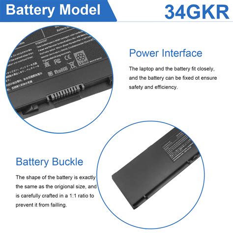 Gkr Battery For Dell Latitude E E E T Vw Rnfd