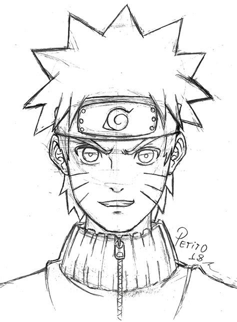 Como Desenhar Naruto Aprenda Passo Passo Naruto Desenho Naruto E