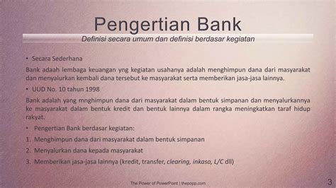 Ppt Pengertian Asal Usul Dan Jenis Bank Ppt