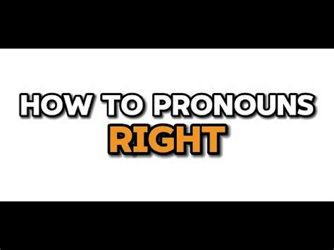 How To Pronounce Right Pronounce Right In English Youtube