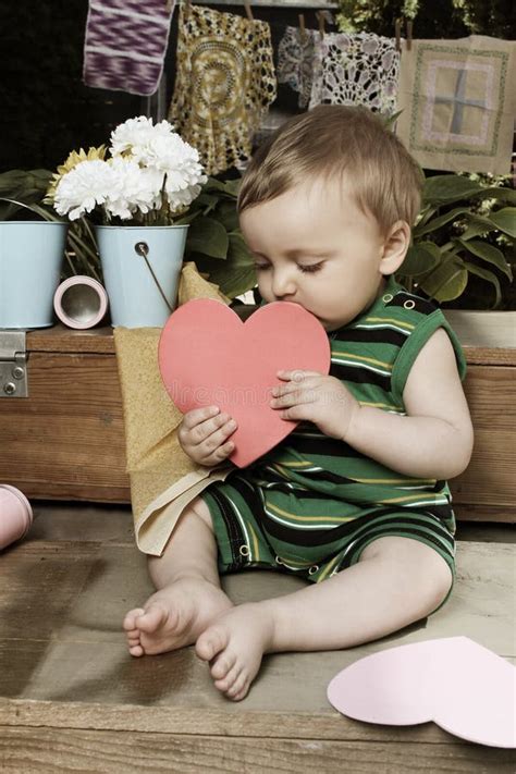 Baby in Garden stock photo. Image of male, caucasian - 20714802