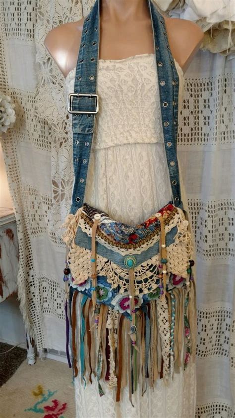 Bolso Artesanales Bohemian Purse Fringe Fringed Bag Shoulder Bag Boho