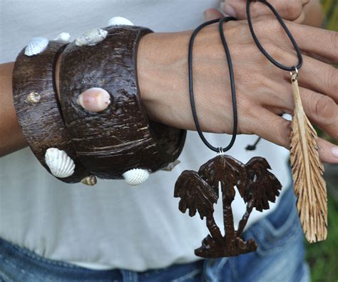 Coconut Expressions Unique Jewelry From Real Coconut Shells