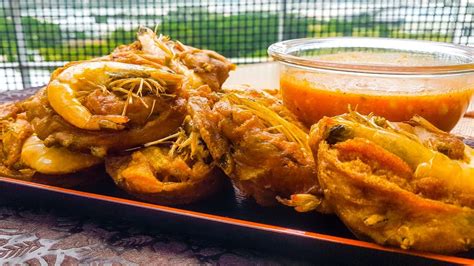 Resepi Cucur Udang Gebu Lembut Di Dalam Garing Rangup Di Luar Sos