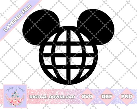 Mickey Epcot Svg Cricut Cut File Silhouette Cameo Clipart Png Eps Dxf Ph