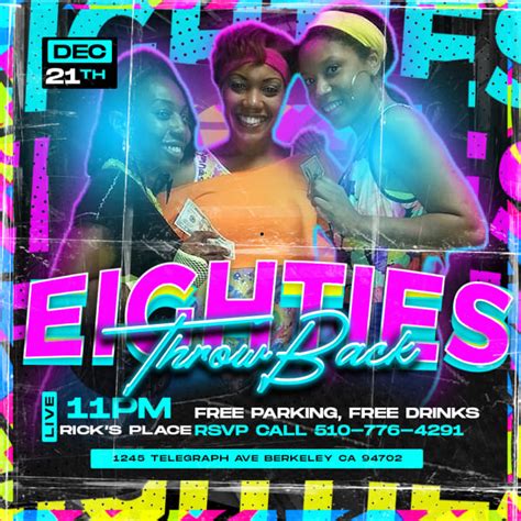Create And Eighties Throwback Flyer For Your Event By Richintentions