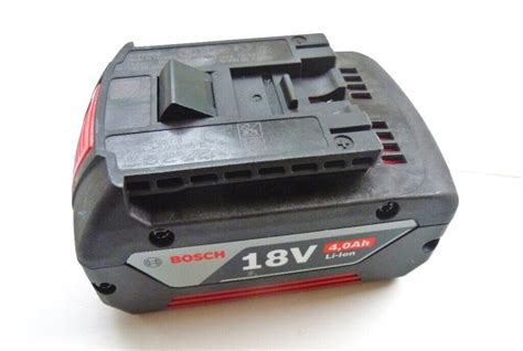 Bosch Professional 18v Lithium Ion Battery 4ah Li Ion With Led Power