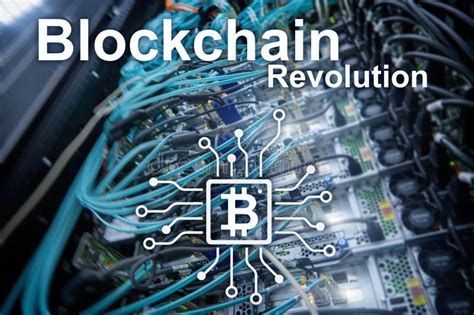 Blockchain Revolution Innovation Technology In Modern Business Stock Image Image Of Network