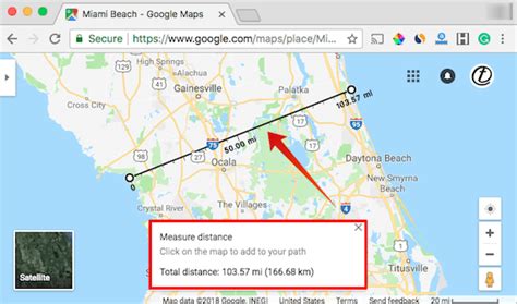 How To Measure Distance And Area With Google Map Google Earth Mashtips