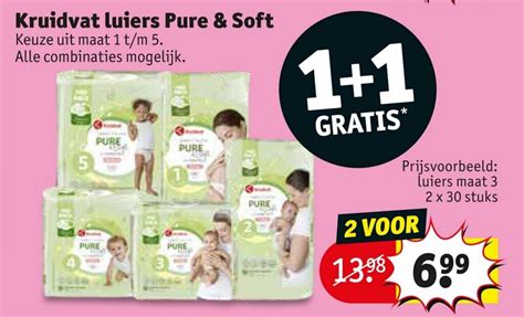 Luiers Pure Soft Aanbieding Bij Kruidvat