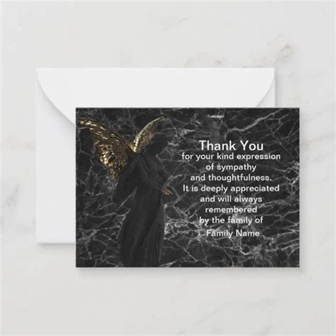 Glowing Wings Of Angel Thank You Cards Zazzle