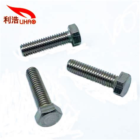 Stainless Steel Left Thread External Hex Screws Anti Tooth Reverse