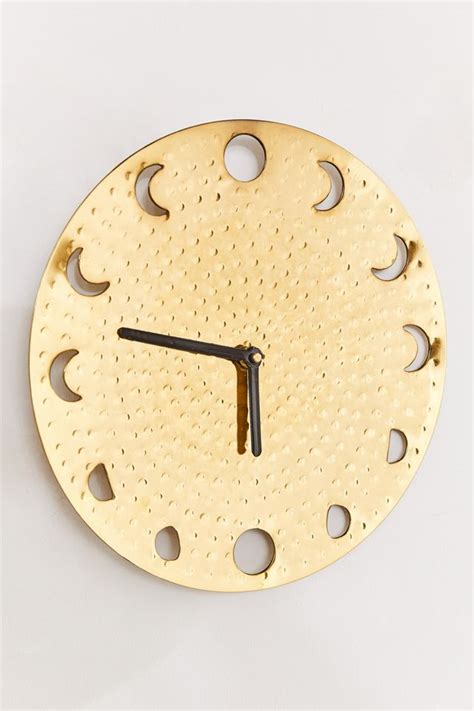 Moon Phase Wall Clock Urban Outfitters