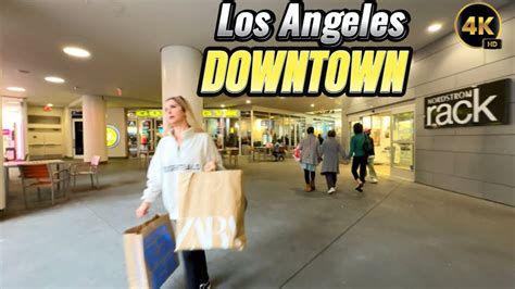 🚶🏻‍♂️downtown Los Angeles Figueroa St Walking Tour 4k Youtube