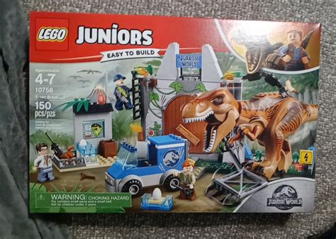 LEGO Juniors Jurassic World T Rex Breakout 10758 New Sealed EBay