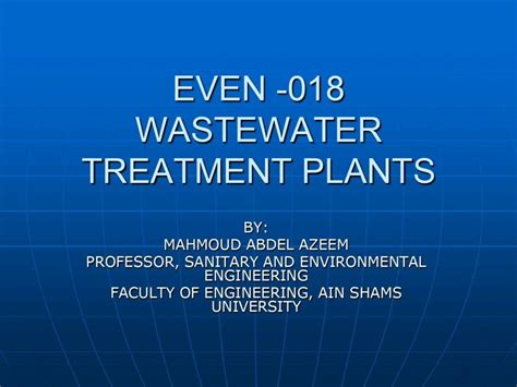 Even 018 Wastewater Treatment Plants Aquaenergy Expo Knowledge Hub