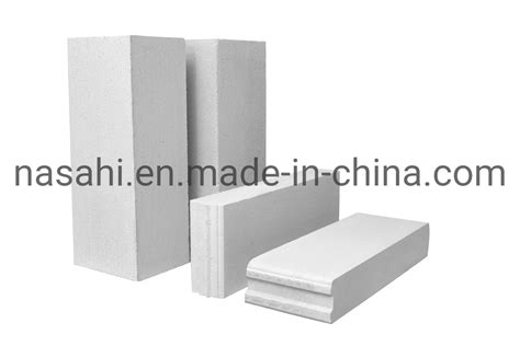 Nasahi Autoclaved Lightweight Concrete A3 5 B05 AAC Alc Block China