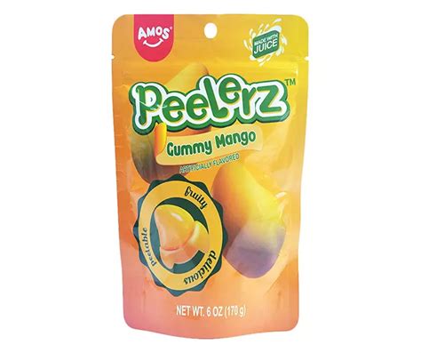 Famous Amos Peelerz 4d Gummy Mango Peelable Candy 6 Oz Big Lots