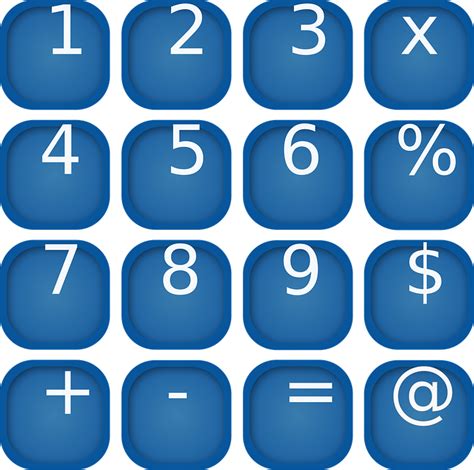 Download Numbers, Buttons, Symbol. Royalty-Free Vector Graphic - Pixabay