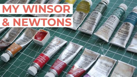 Swatch My Winsor Newton Professional Watercolors With Me Youtube