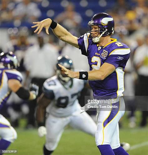 92 Minnesota Vikings Sage Rosenfels Photos & High Res Pictures - Getty ...