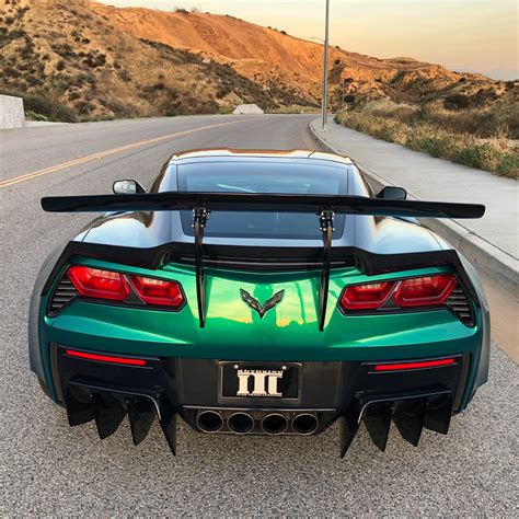 Xik Carbon Fiber Rear Diffuser Series C Corvette Stingray Z