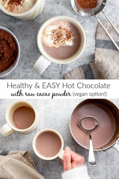 Healthy Hot Chocolate Recipe From Scratch Fast Recipe Healthy Hot Chocolate Recipe