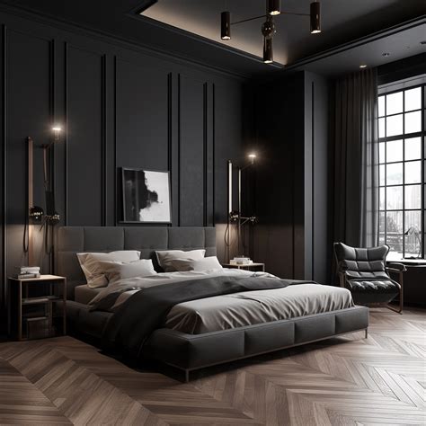 Dark Modern Bedroom Schlafzimmer Inspiration Wohnung Schlafzimmer