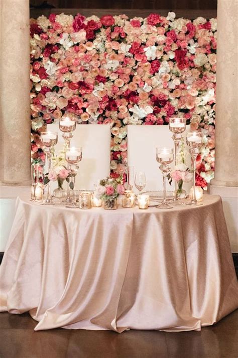 Top 20 Luxury Sweetheart Table Decor Ideas Roses And Rings