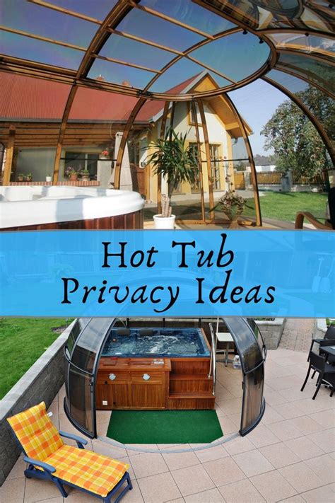 Backyard Hot Tub Enclosure Privacy Ideas