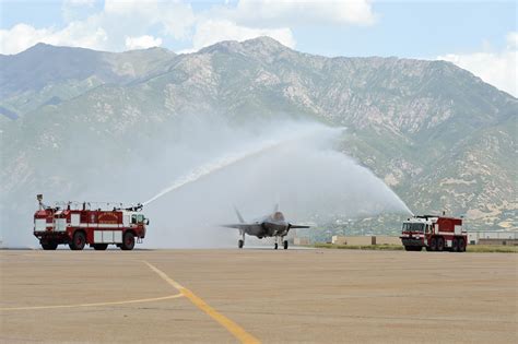 First Operational F 35as Arrive At Hill Afb Hill Air Force Base