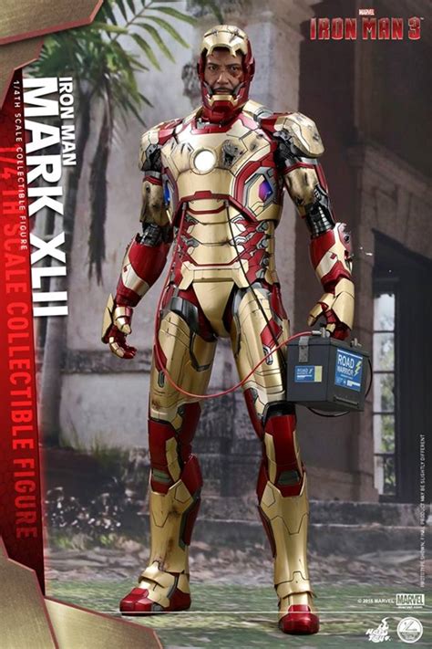 Hot Toys 1 4 鐵甲奇俠 3鐵甲奇俠 Iron Man Mark 42 珍藏人偶 Toys Zone D 玩具兄弟
