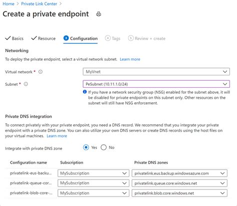 Create And Use Private Endpoints For Azure Backup Azure Backup