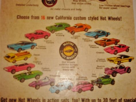 1968 Hot Wheels Ad - Original 16 | Collectors Weekly