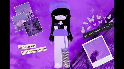 Robloxian high school purple girl outfit everything in description ...