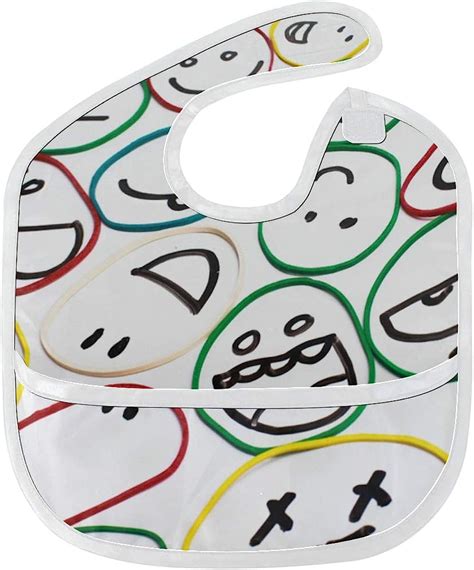 Baby Bib Waterproof Colorful Cute Cartoon Beautiful Rubber Bibs Newborn