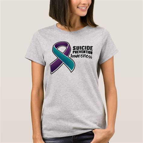 Suicide Prevention Awareness T Shirt Zazzle