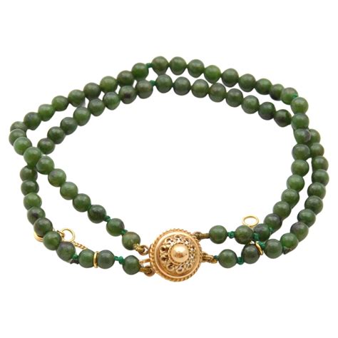 S Malachite And Karat Yellow Gold Bracelet For Sale At Stdibs