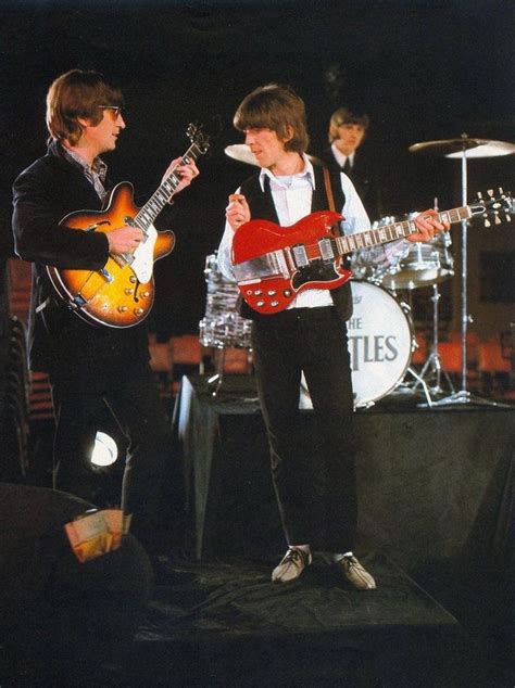 Pin By Leroy Van Mudh On George Harrison Guitars The Beatles Beatles