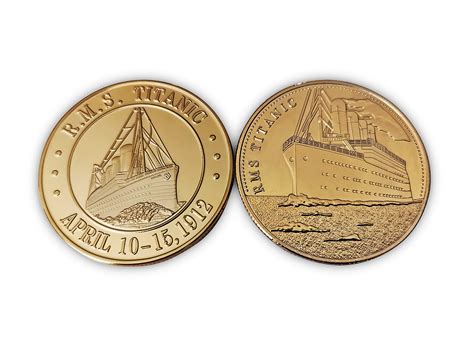 Titanic Perfect Two Coin Set 100 Year Anniversary Commemorative Titanic