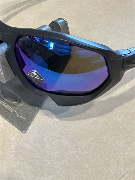 New Oakley Plazma A Hi Res Matte Carbon W Prizm Ice Lens Ebay