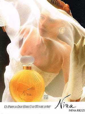 PUBLICITE ADVERTISING 044 1988 NINA Parfum NINA RICCI EBay