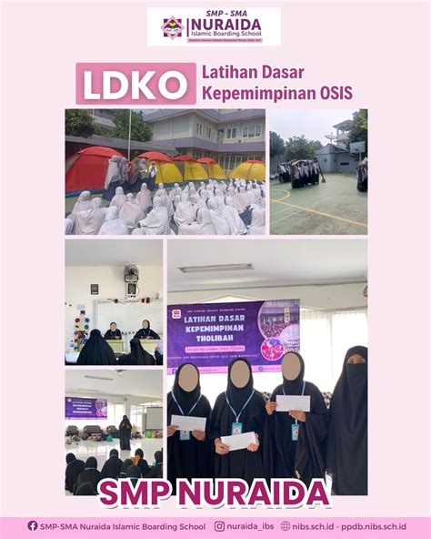 Ldko Latihan Dasar Kepemimpinan Osis Smp Nuraida Nuraida Islamic Boarding School